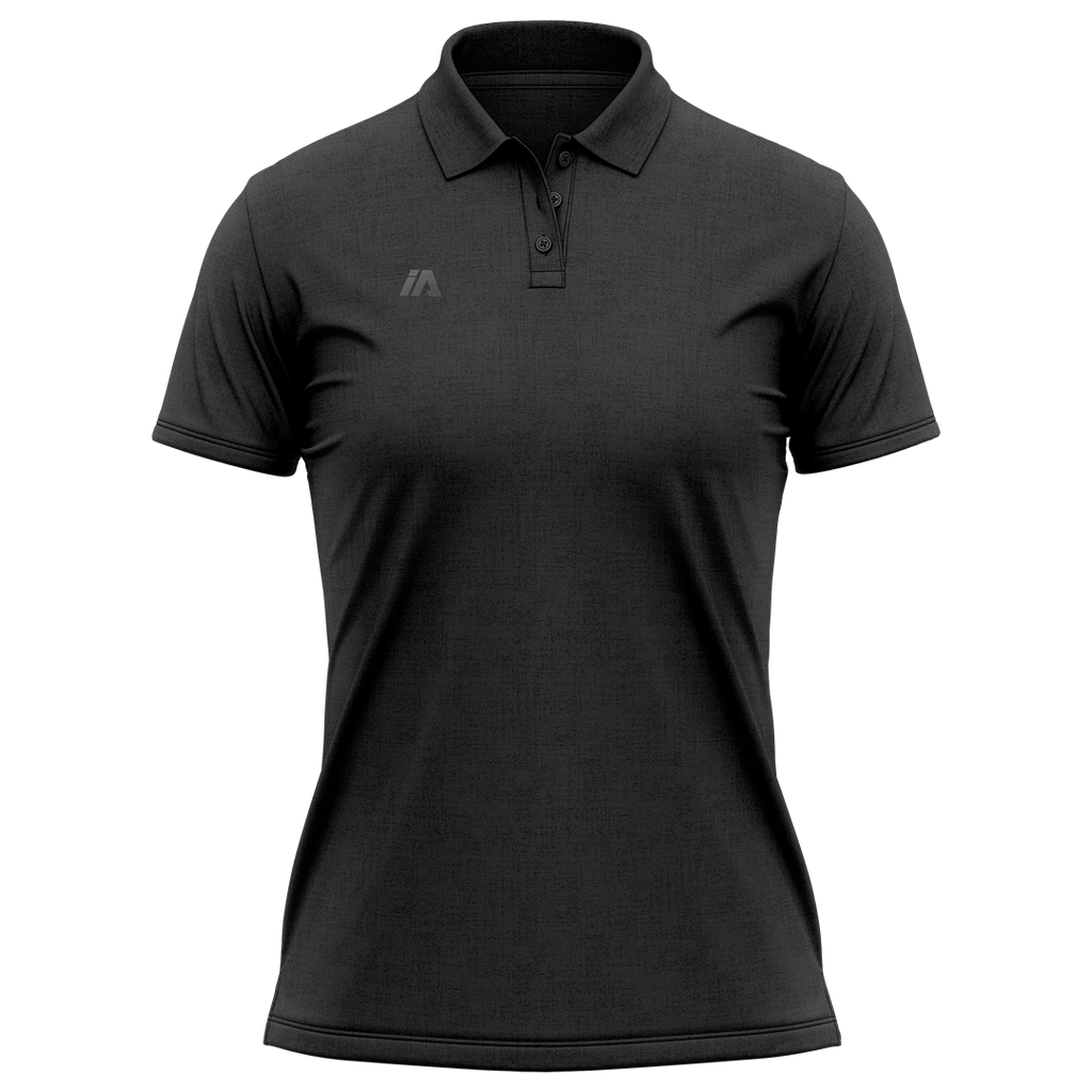 iAthletic iPerform Womens Polo - Charcoal Marle
