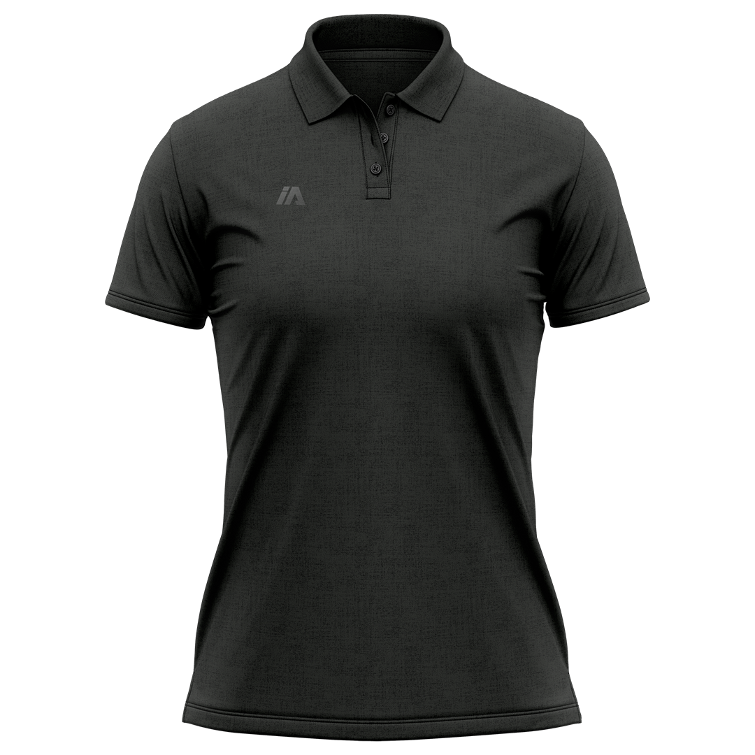 iAthletic iPerform Womens Polo - Charcoal Marle