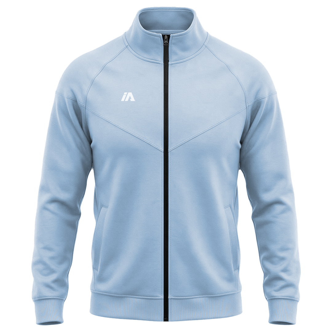 iAthletic Pro Fleece Jacket - Sky Blue