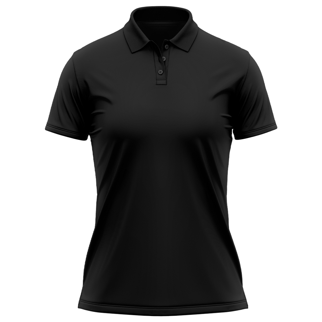 iAthletic ProFit Womens Polo - Black