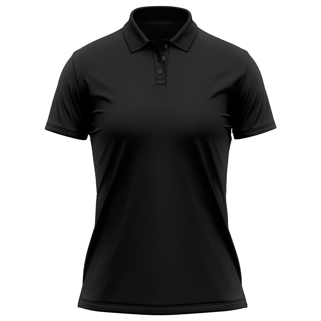 iAthletic ProFit Womens Polo - Black