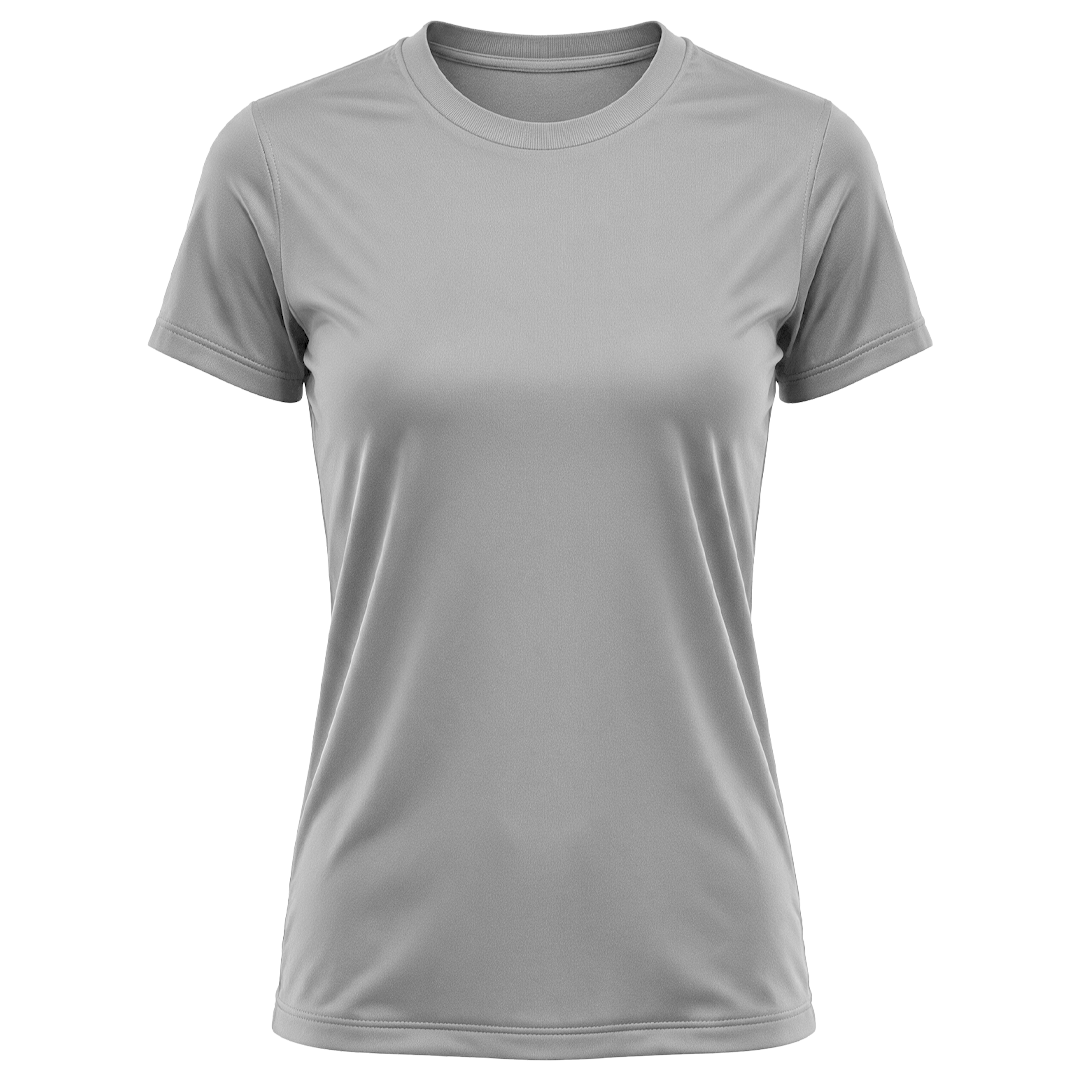 iAthletic ProFit Womens Short Sleeve Tee - Grey