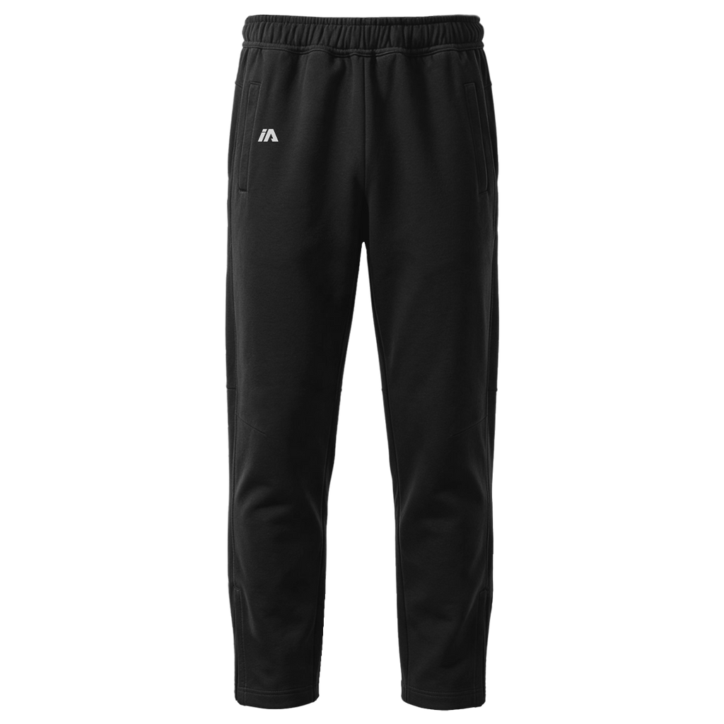 iAthletic Pro Fleece Zip Track Pants - Black