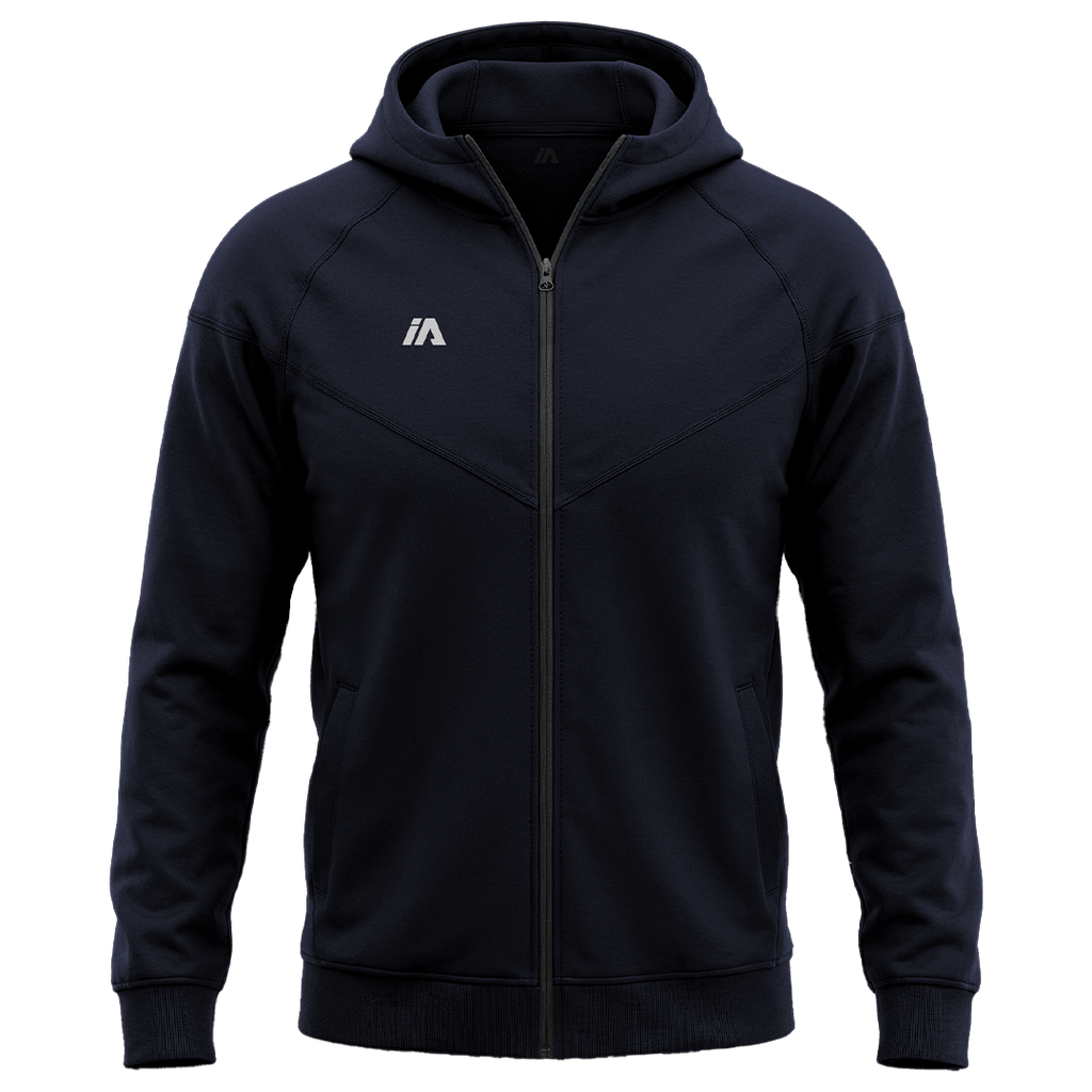 iAthletic Pro Fleece Zip Hoodie - Navy
