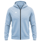iAthletic Pro Fleece Zip Hoodie - Sky Blue