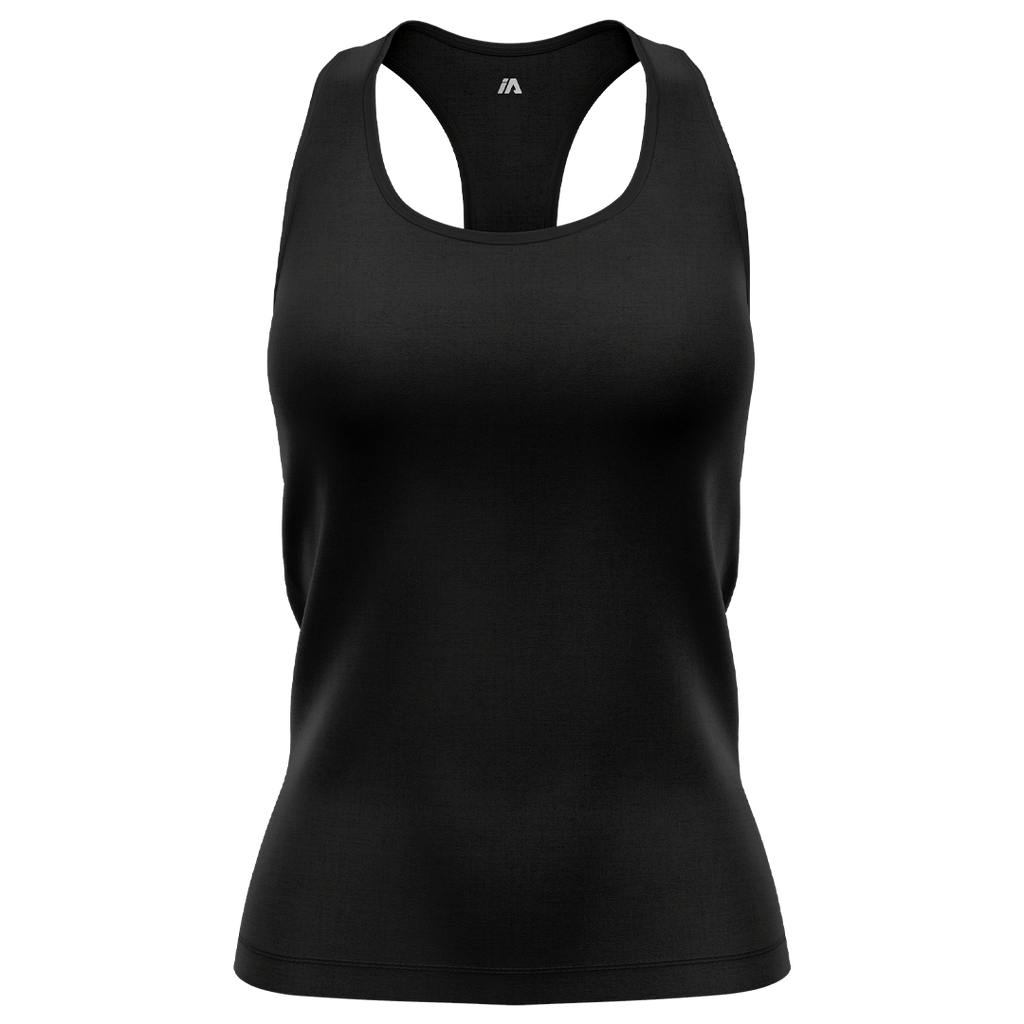 iAthletic Performance Womens Tank Top - Black Marle