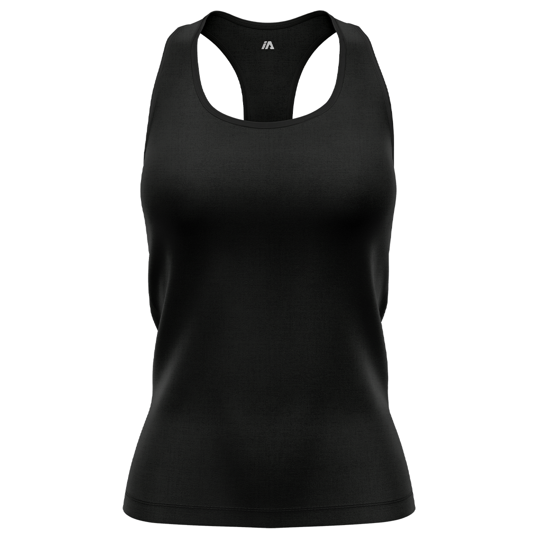 iAthletic Performance Womens Tank Top - Black Marle
