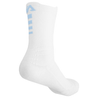 iAthletic Elite Performance Socks - White/White/Light Blue