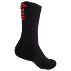 iAthletic Elite Performance Socks - Black/Black/Red