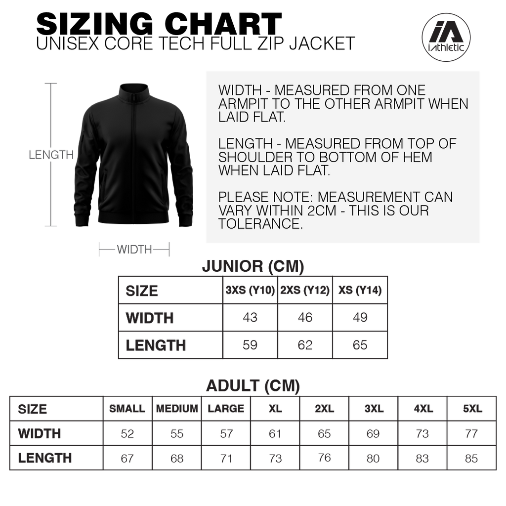 iAthletic Core Tech Full Zip - Navy