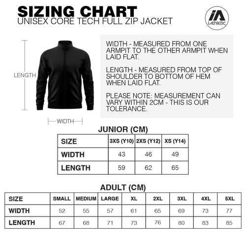 Nick Ansell Football Academy Core Tech Full Zip