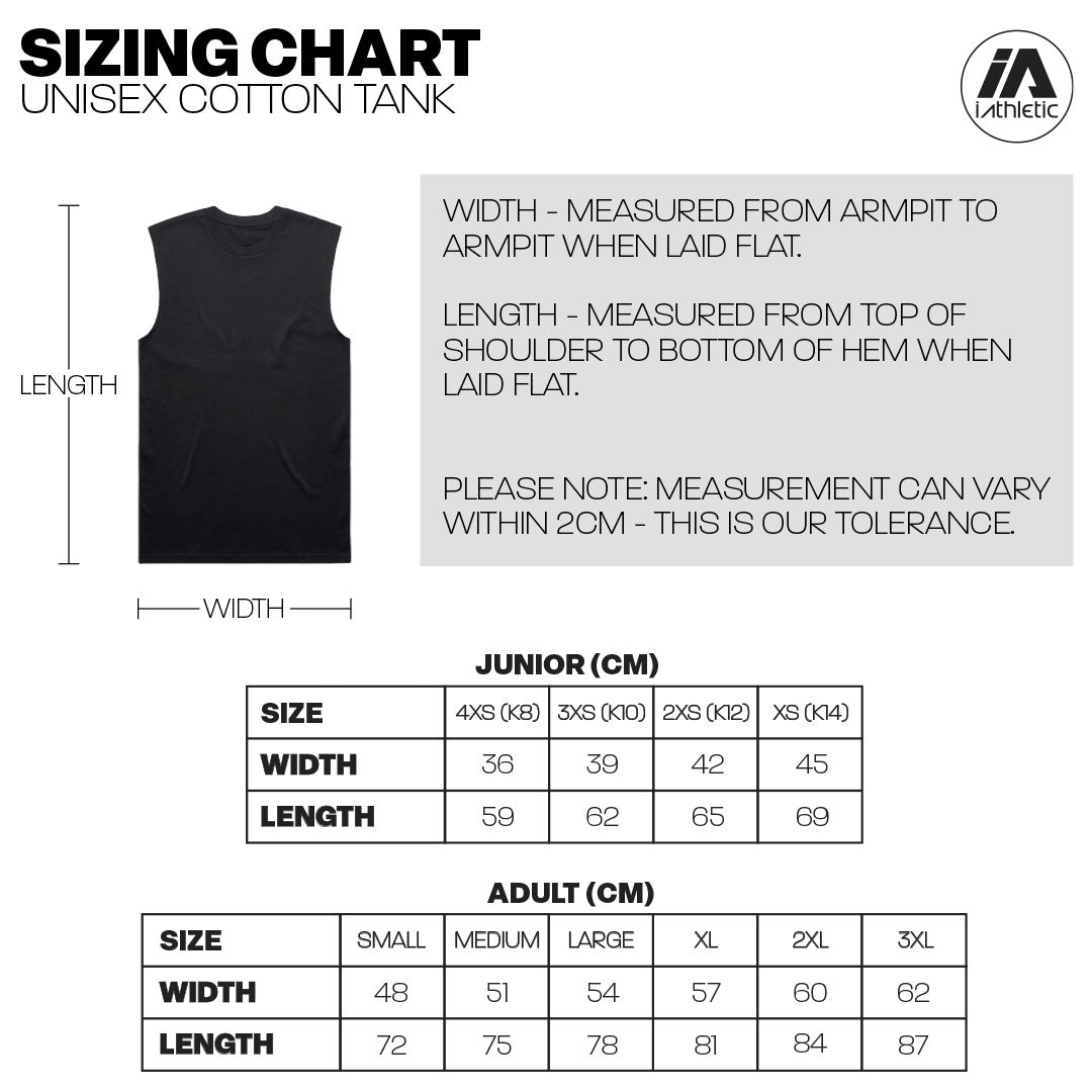 iAthletic Cotton Tank - White