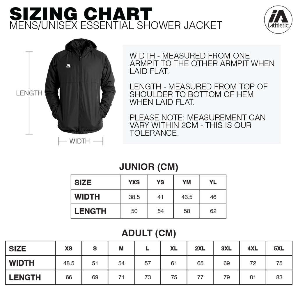 Gisborne Soccer Club Essential Shower Jacket