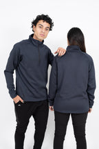 iAthletic Quarter Zip Jacket - Navy