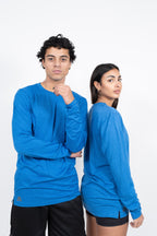 iAthletic Performance Long Sleeve Tee - Royal Marle