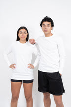 iAthletic Cotton Long Sleeve Tee - White