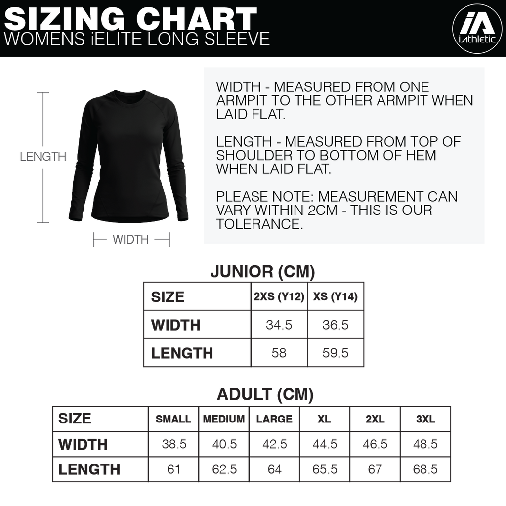 iElite Womens Long Sleeve Top - White