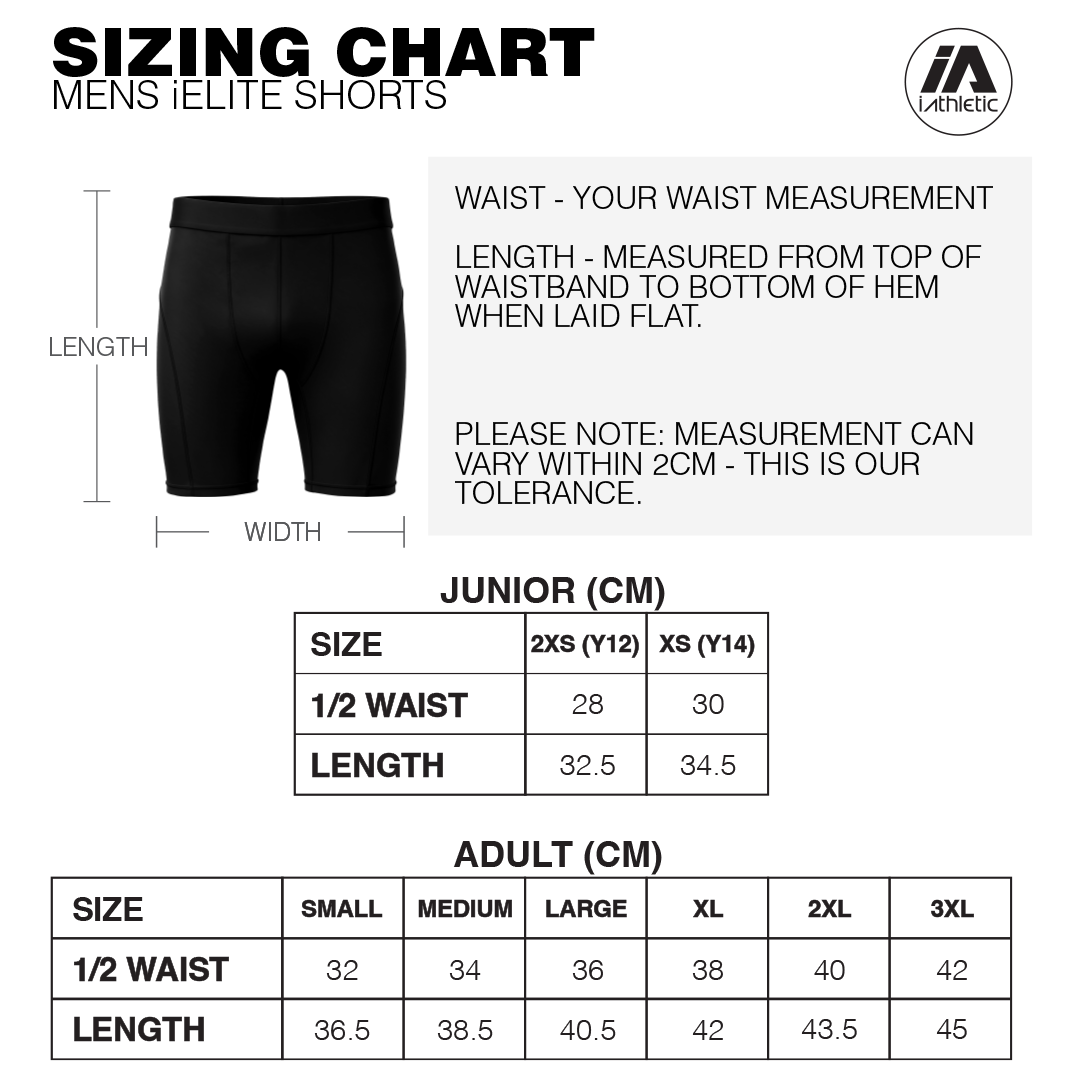 iAthletic iElite Mens Shorts - Black