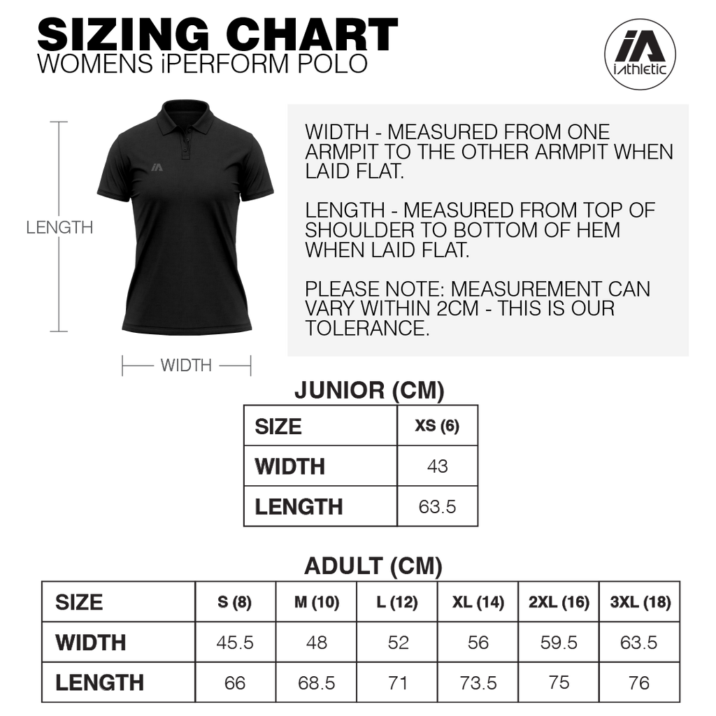 iAthletic iPerform Womens Polo - Navy
