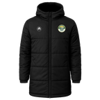 Tuggeranong United Mid Length Puffer Jacket - Black