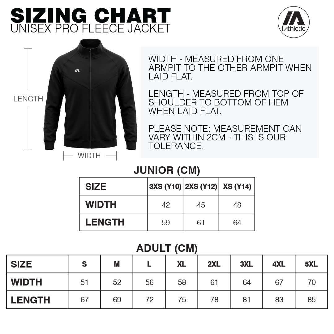 iAthletic Pro Fleece Jacket - Black