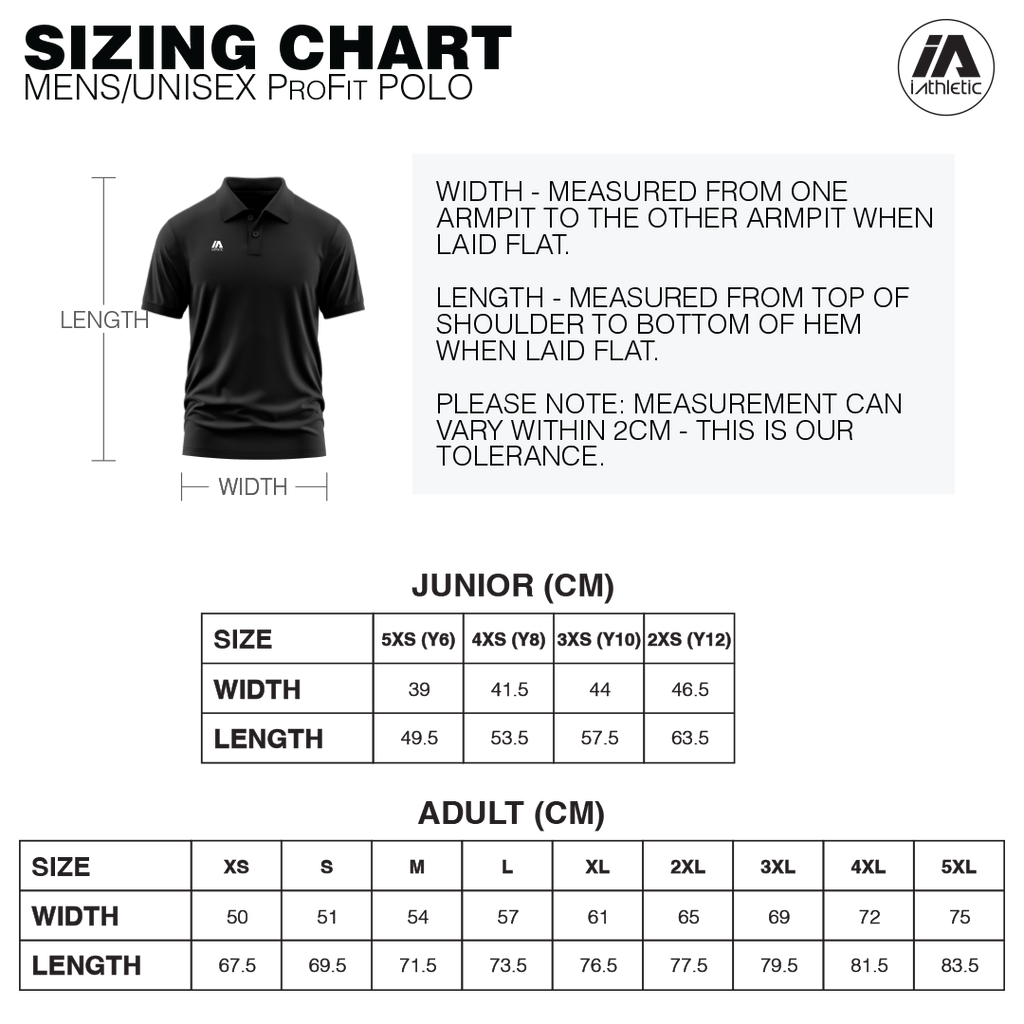 iAthletic ProFit Polo - Black