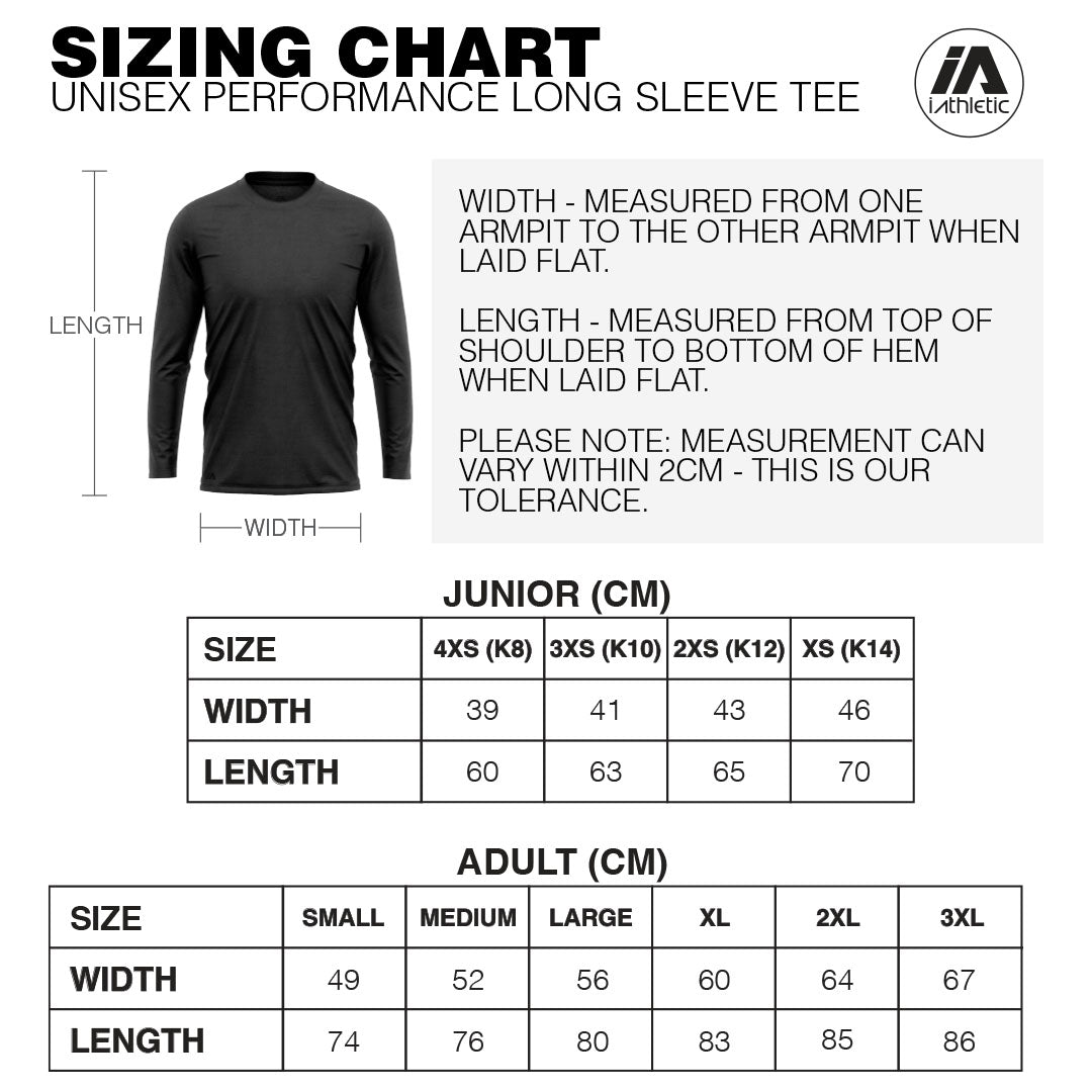 Gisborne Soccer Club Performance LS Tee