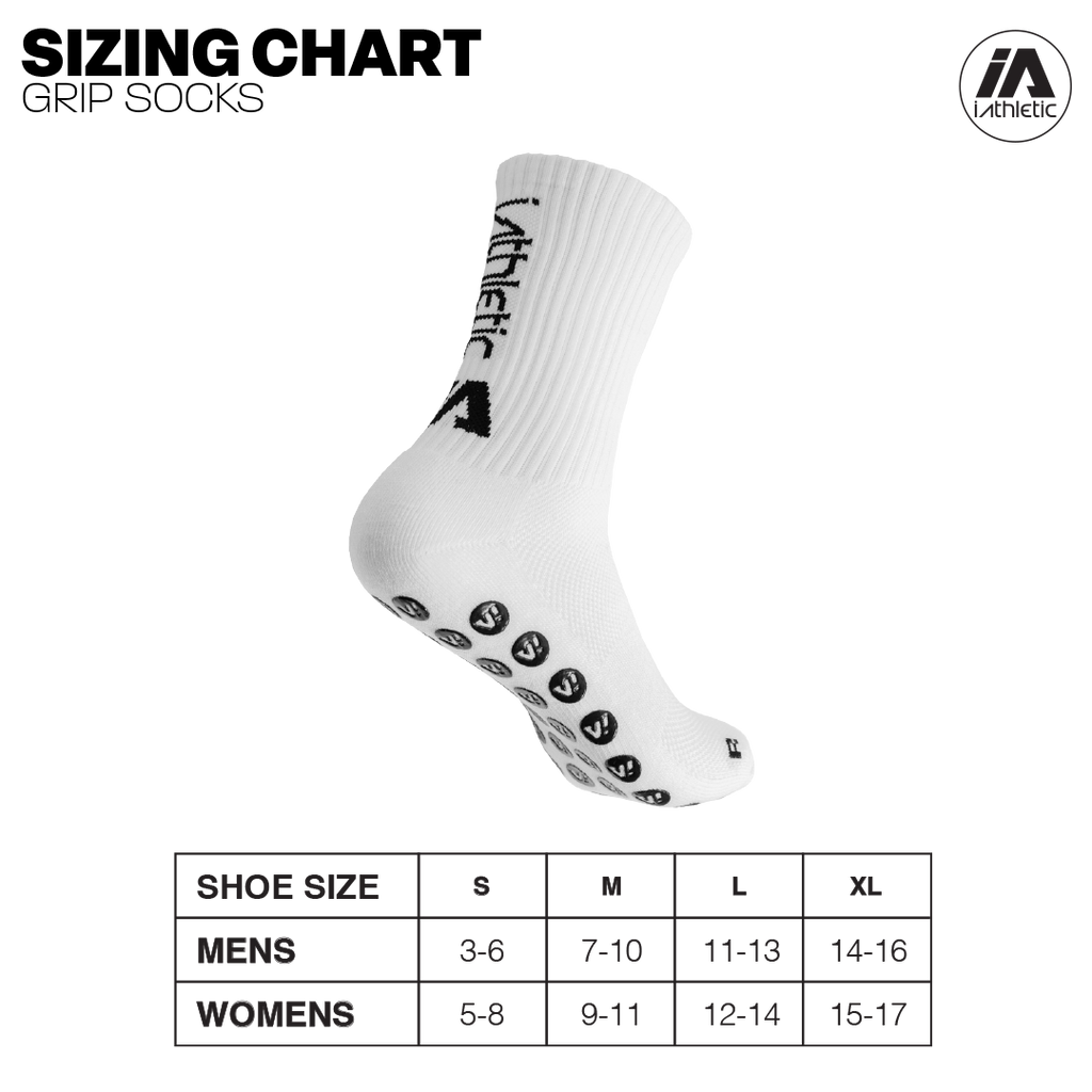iAthletic Grip Socks - Black (Gisborne Soccer Club)