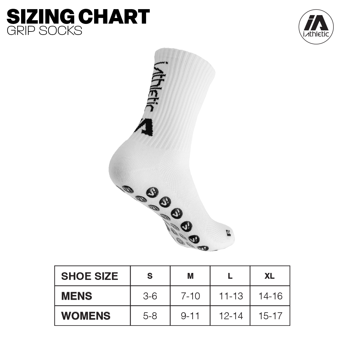 iAthletic Grip Socks - Black (Gisborne Soccer Club)